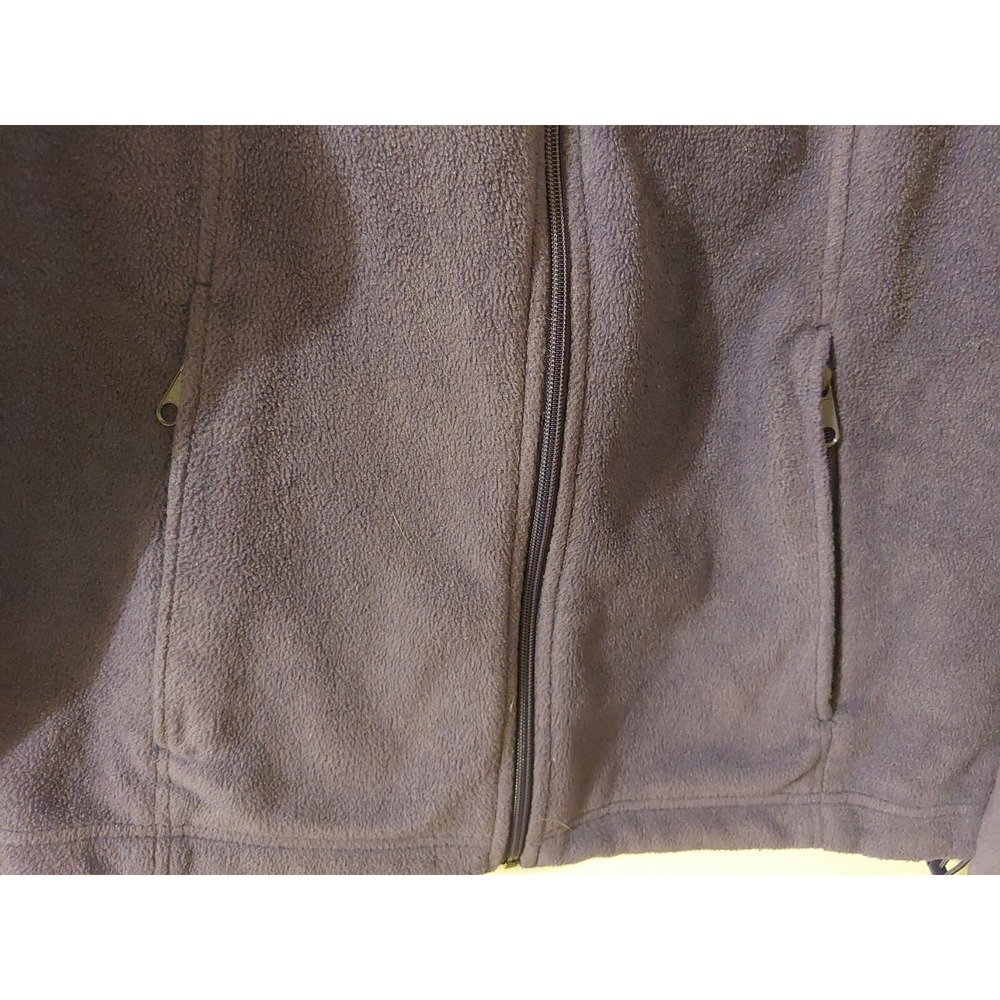 COLUMBIA‎ Fleece Jacket with Mock Collar Women's Medium Purple Plum Full Zip - Picture 4 of 4